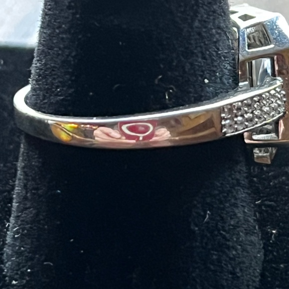 White Topaz and Sterling silver ring - Picture 3 of 5